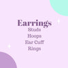 Earrings-Studs-Hoops-Ear Cuff-Rings